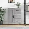 Image de vidaXL Sideboard Gris Sonoma 69,5x34x90 cm Matériau dérivé du bois