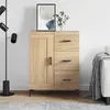 Image de vidaXL Sideboard chêne Sonoma 69,5x34x90 cm Matériau dérivé du bois
