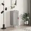 Image de vidaXL Sideboard Gris Sonoma 34,5x34x90 cm Matériau dérivé du bois