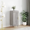 Image de vidaXL Sideboard Gris Sonoma 34,5x34x90 cm Matériau dérivé du bois
