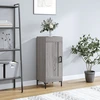 Image de vidaXL Sideboard Gris Sonoma 34,5x34x90 cm Matériau dérivé du bois