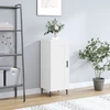 Image de vidaXL Sideboard Blanc 34,5x34x90 cm Bois composite