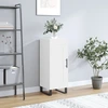 Image de vidaXL Sideboard Blanc 34,5x34x90 cm Bois composite