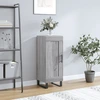 Image de vidaXL Sideboard Gris Sonoma 34,5x34x90 cm Matériau dérivé du bois