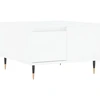 Image de vidaXL Table basse blanche 55x55x36,5 cm Bois composite