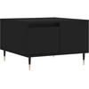 Image de vidaXL Table basse noire 55x55x36,5 cm Bois composite