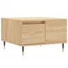Image de vidaXL Table basse en chêne Sonoma 55x55x36,5 cm Matériau dérivé du bois