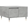 Image de vidaXL Table basse gris béton 55x55x36,5 cm Bois composite