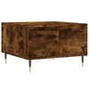 Image de vidaXL Table basse chêne fumé 55x55x36,5 cm Bois composite