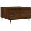 Image de vidaXL Table basse marron imitation chêne 55x55x36,5 cm Bois composite