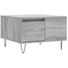 Image de vidaXL Table basse Gris Sonoma 55x55x36,5 cm Bois composite