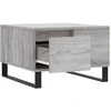 Image de vidaXL Table basse Gris Sonoma 55x55x36,5 cm Bois composite