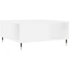 Image de vidaXL Table basse blanche 80x80x36,5 cm Bois composite