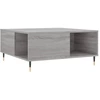 Image de vidaXL Table basse Gris Sonoma 80x80x36,5 cm Bois composite