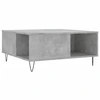 Image de vidaXL Table basse gris béton 80x80x36,5 cm Bois composite