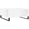 Image de vidaXL Table basse blanche 80x80x36,5 cm Bois composite