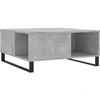 Image de vidaXL Table basse gris béton 80x80x36,5 cm Bois composite