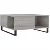 Image de vidaXL Table basse Gris Sonoma 80x80x36,5 cm Bois composite