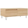 Image de vidaXL Table basse en chêne Sonoma 90x50x36,5 cm Bois composite
