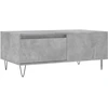 Image de vidaXL Table basse gris béton 90x50x36,5 cm Bois composite