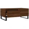 Image de vidaXL Table basse marron imitation chêne 90x50x36,5 cm Bois composite
