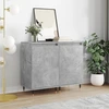 Image de vidaXL Sideboards 2 pcs. Gris béton 40x35x70 cm Bois composite