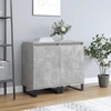 Image de vidaXL Sideboards 2 pcs. Gris béton 40x35x70 cm Bois composite
