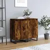 Image de vidaXL Sideboards 2 pcs. Chêne fumé 40x35x70 cm Bois composite