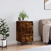 Image de vidaXL Sideboard chêne fumé 40x35x70 cm bois composite