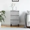Image de vidaXL Sideboard gris béton 40x35x70 cm Bois composite
