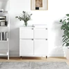 Image de vidaXL Sideboard Blanc 60x35x70 cm Bois composite
