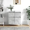 Image de vidaXL Sideboard gris béton 60x35x70 cm Bois composite