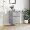 Image de vidaXL Sideboard gris béton 40x35x70 cm Bois composite