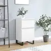 Image de vidaXL Sideboard Blanc 40x35x70 cm Bois composite