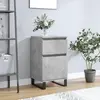 Image de vidaXL Sideboard gris béton 40x35x70 cm Bois composite