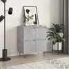 Image de vidaXL Sideboard gris béton 60x35x70 cm Bois composite