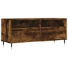 Image de vidaXL Armoire TV chêne fumé 100x34,5x44,5 cm Bois composite