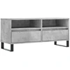 Image de vidaXL Armoire TV gris béton 100x34,5x44,5 cm Bois composite