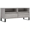 Image de vidaXL Armoire TV Gris Sonoma 100x34,5x44,5 cm Bois composite
