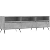 Image de vidaXL Armoire TV gris béton 150x30x44,5 cm Bois composite