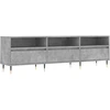 Image de vidaXL Armoire TV gris b ©ton 150x30x44,5 cm Bois composite