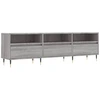 Image de vidaXL Armoire TV Gris Sonoma 150x30x44,5 cm Bois composite