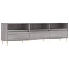 Image de vidaXL Armoire TV Gris Sonoma 150x30x44,5 cm Bois composite