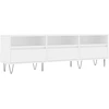 Image de vidaXL Armoire TV blanc 150x30x44,5 cm Bois composite