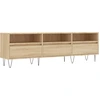 Image de vidaXL Armoire TV Chêne Sonoma 150x30x44,5 cm Matériau dérivé du bois