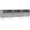 Image de vidaXL Armoire TV gris b ©ton 150x30x44,5 cm Bois composite