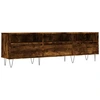 Image de vidaXL Armoire TV chêne fumé 150x30x44,5 cm Bois composite