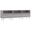 Image de vidaXL Armoire TV Gris Sonoma 150x30x44,5 cm Bois composite