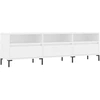 Image de vidaXL Armoire TV blanc 150x30x44,5 cm Bois composite