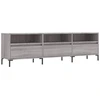 Image de vidaXL Armoire TV Gris Sonoma 150x30x44,5 cm Bois composite